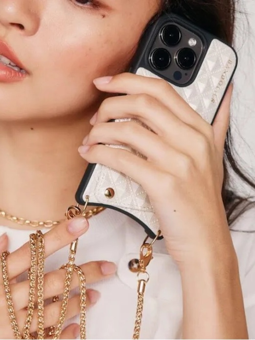 iPhone 15 Pro Bandolier Sheila Crossbody Case (Chain NOT Included)